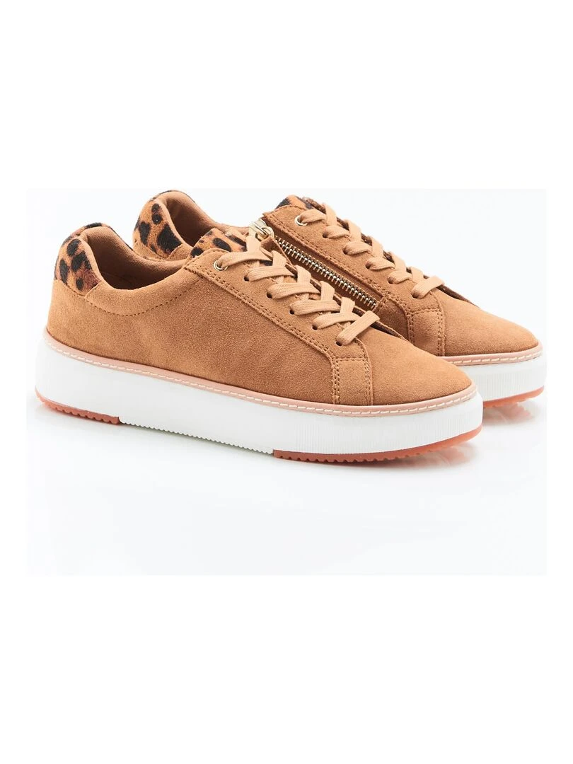 Tennis compensées Amortyl Damart Marron caramel