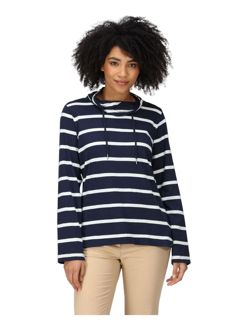 Regatta   Sweat HELVINE   Bleu Bleu marine Blanc