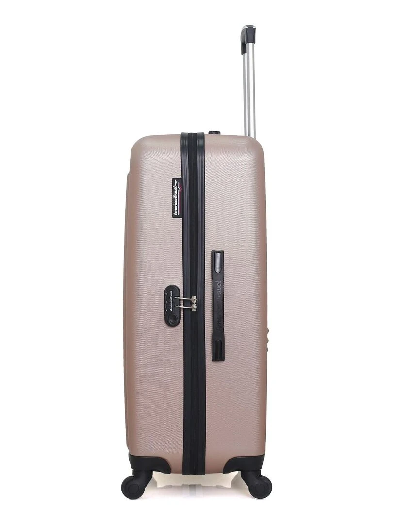 AMERICAN TRAVEL   SET DE 3 VALISES RIGIDES BROOKLYN   Rose