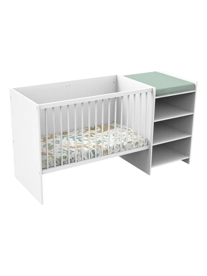 Lit combiné FIRST BABYPRICE Blanc