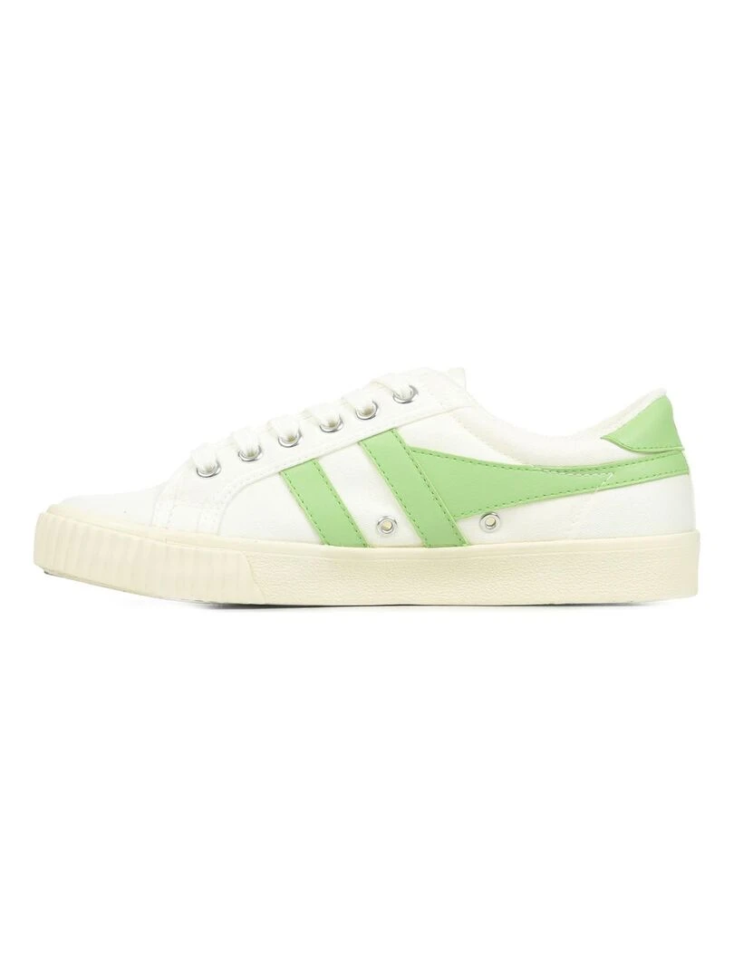 Baskets Gola Tennis Mark Cox   Blanc Vert clair