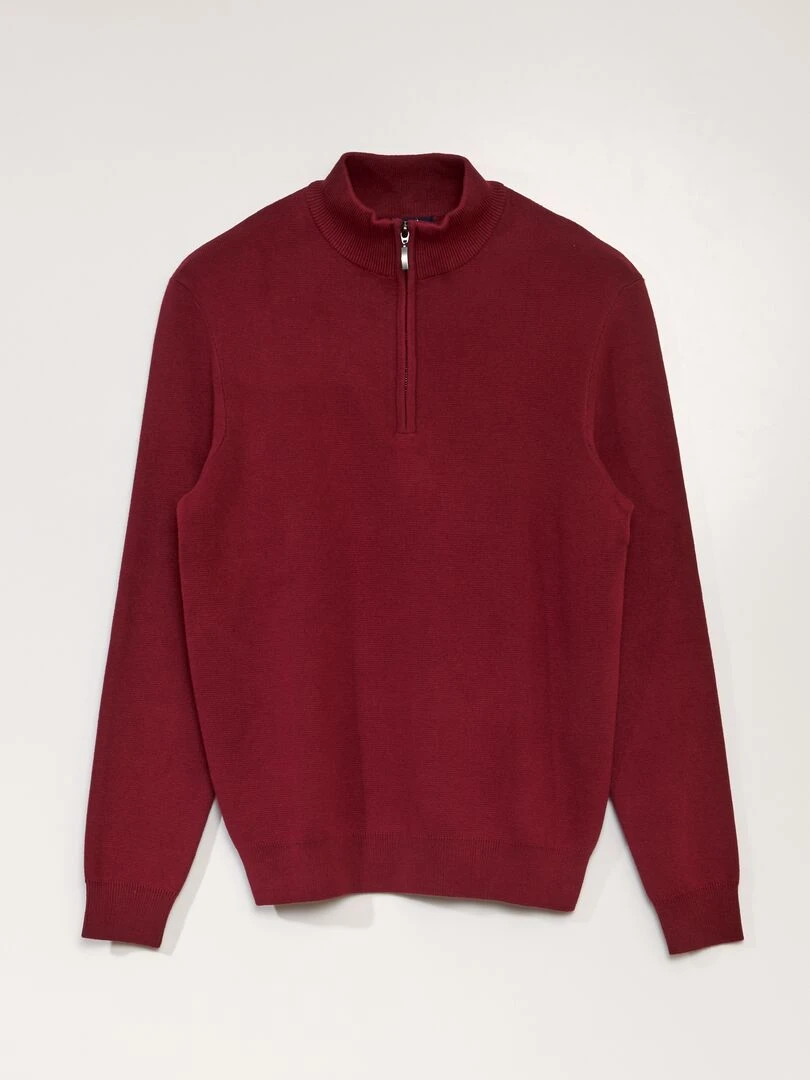 Pull col camionneur Rouge