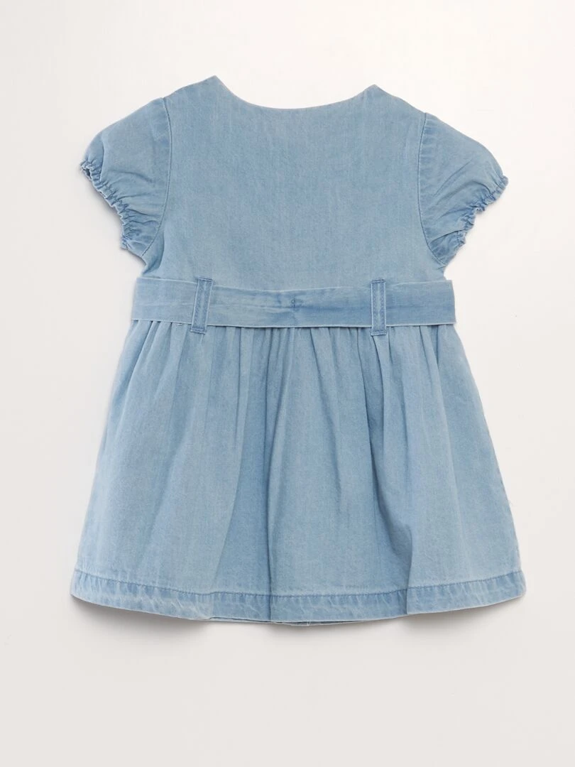 Robe en denim   Bleu