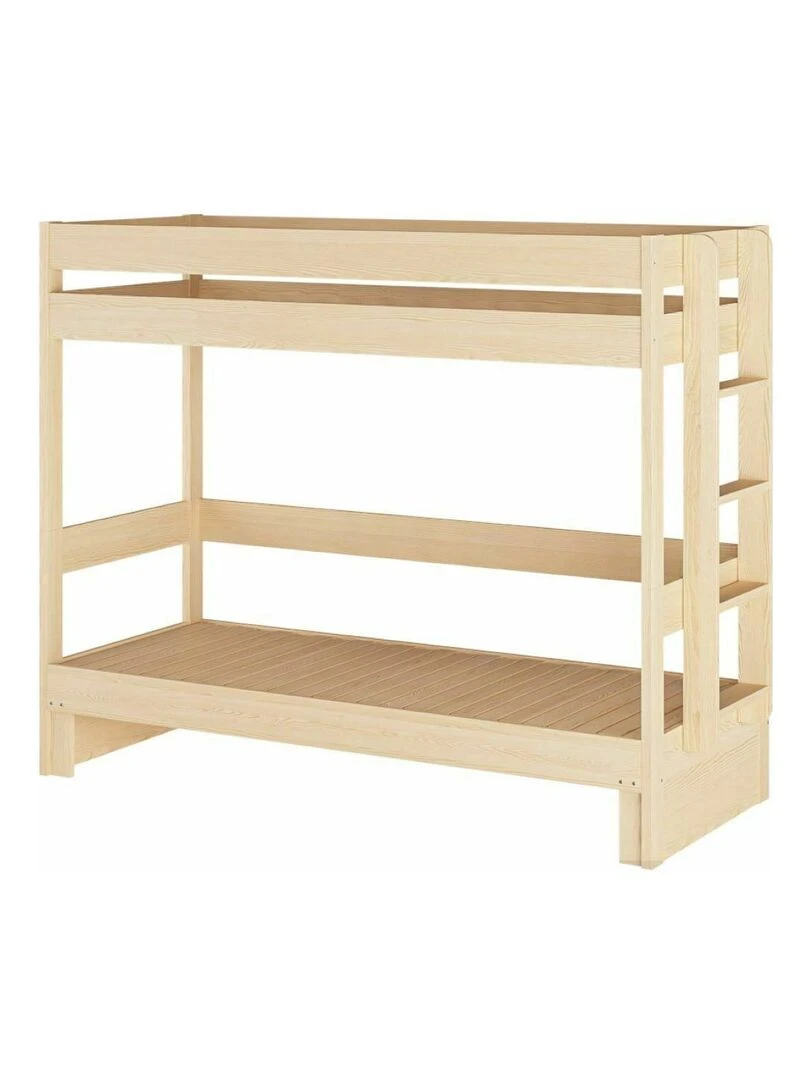 Pack lit superposé gigogne avec tiroir Ravi   AKITEN RETAIL   Marron