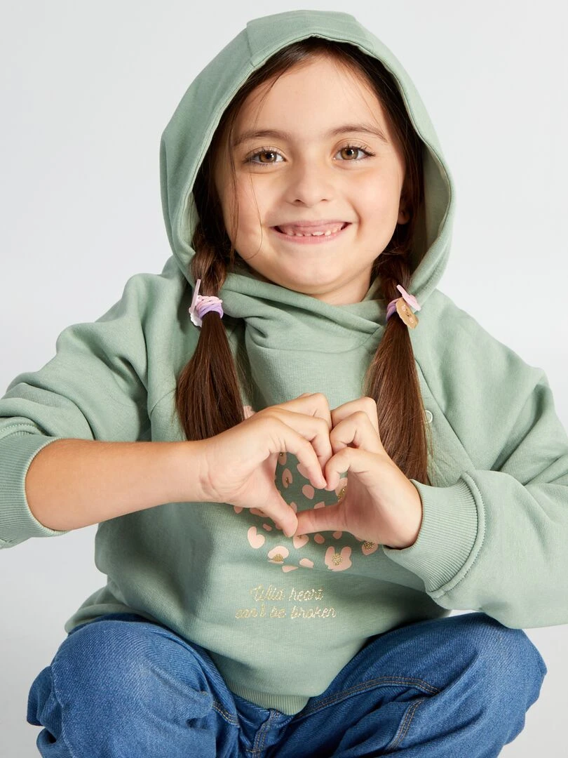 Sweat en molleton   So Easy   Blanc