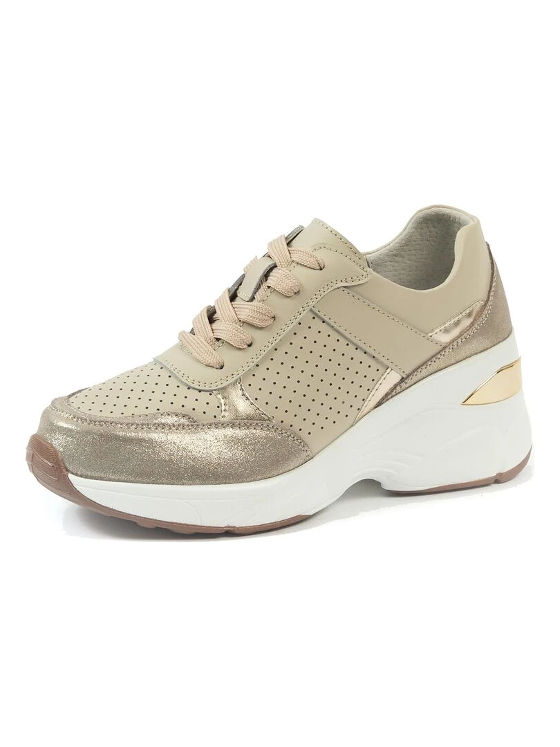 Gabylou Sneakers Modele Julie Beige