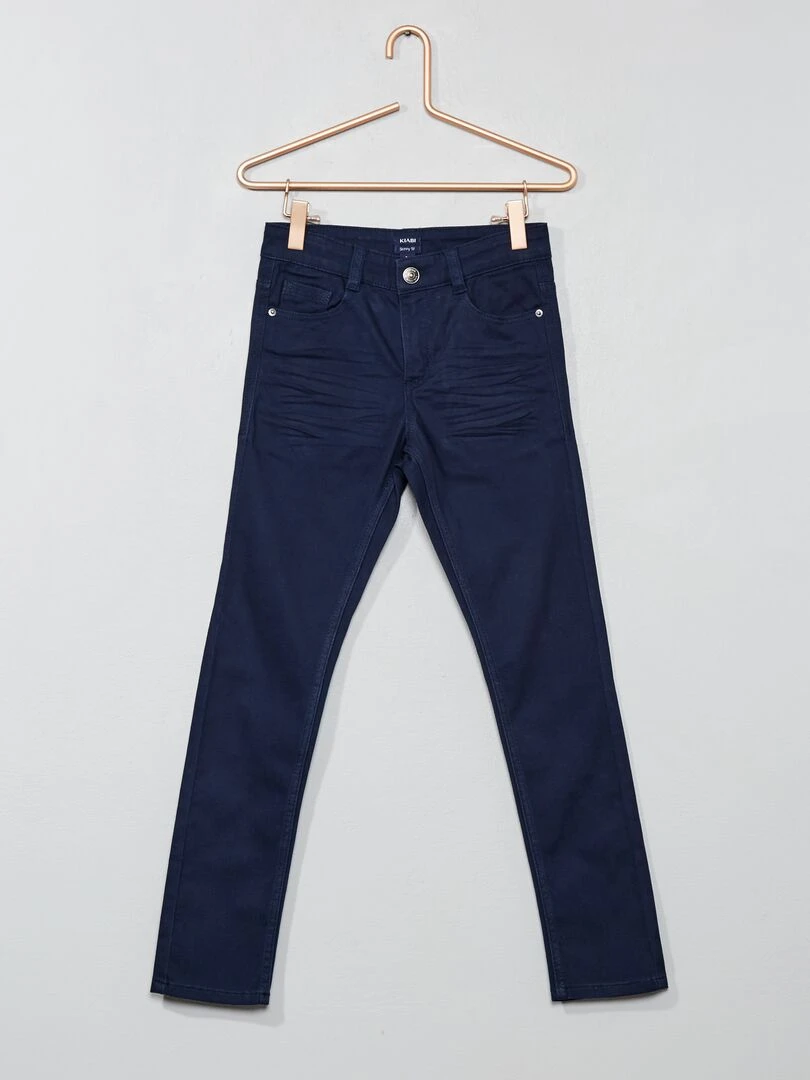 Jean skinny à 5 poches   marine