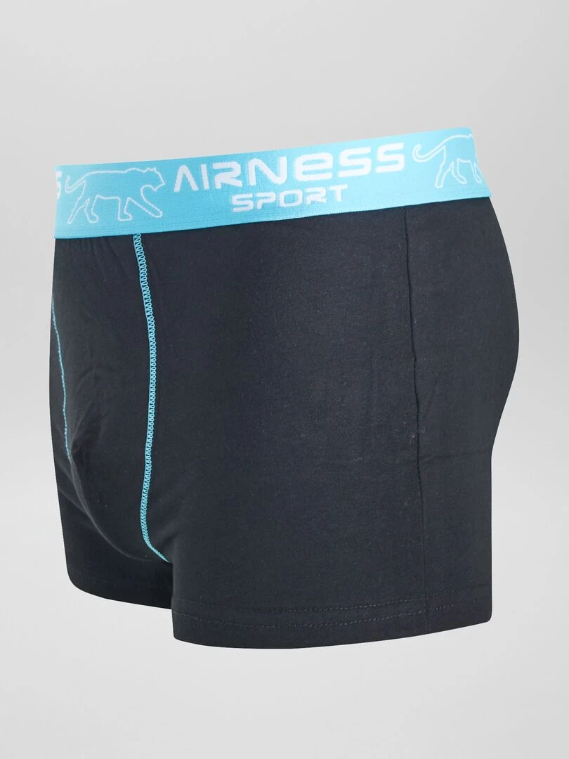 Lot de 3 boxers 'Airness' avec ceinture   Noir