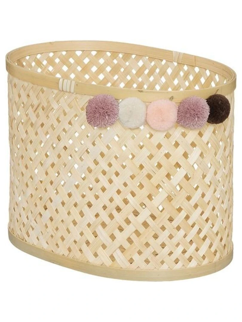 Lot de 3 paniers campagne   Beige