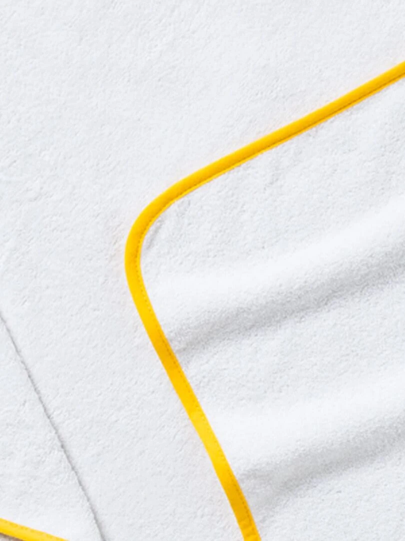 Cape de bain ludique 75x75 cm   Girafe   Jaune