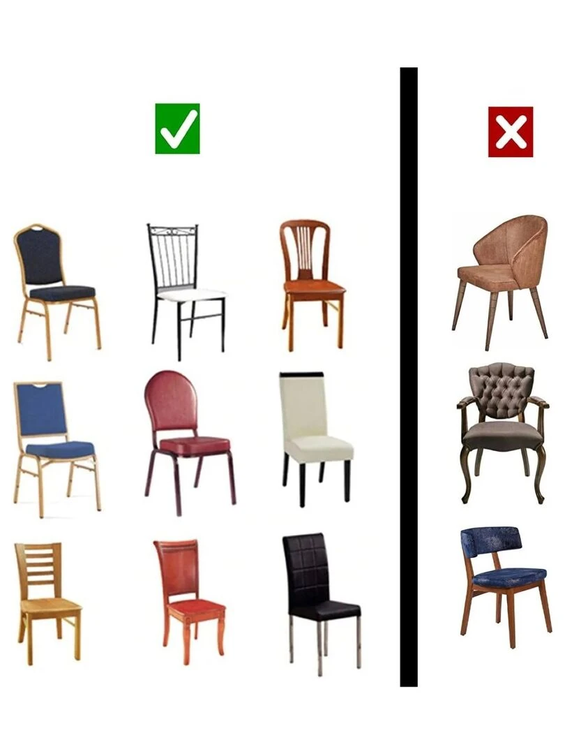 1 Housse de chaise extensible Fuschia   Rose fushia