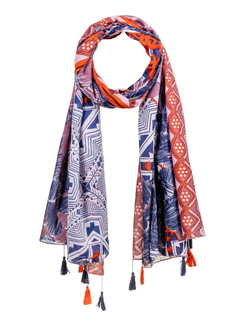 Foulard Caral Bleu marine