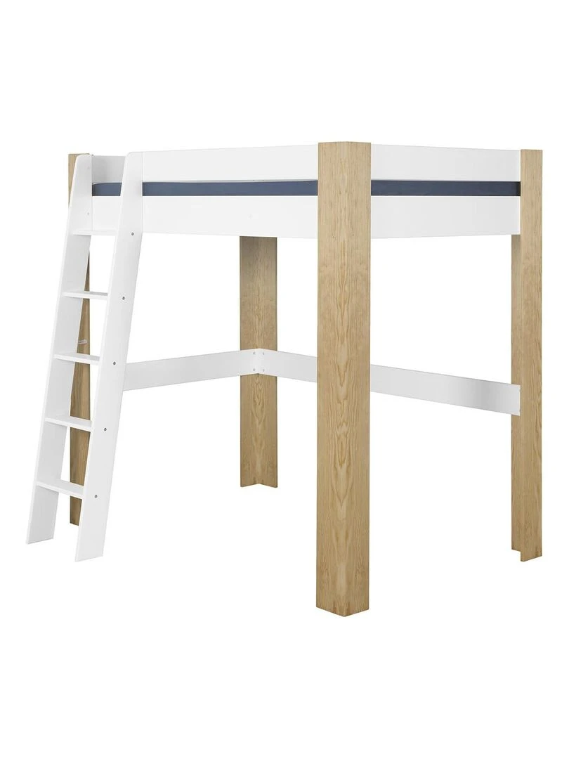 Lit mezzanine Ali AKITEN RETAIL Blanc Marron