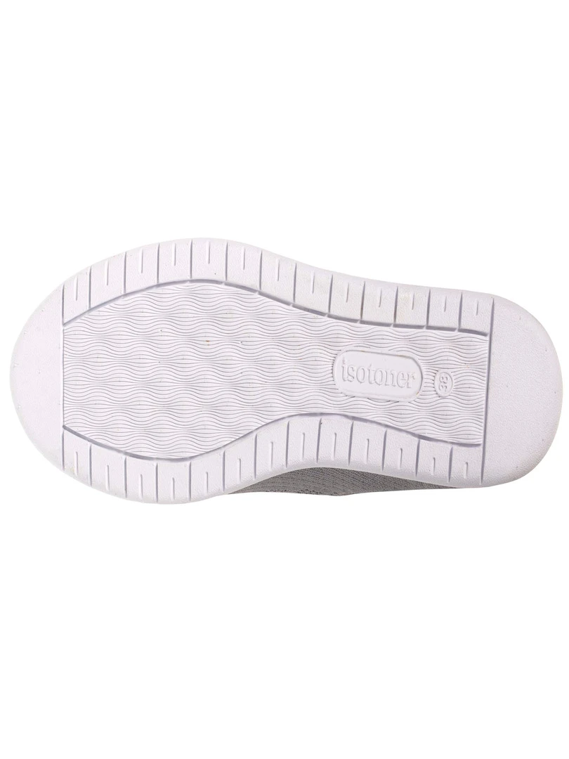 Isotoner Baskets Femme Slip on Gris   Gris