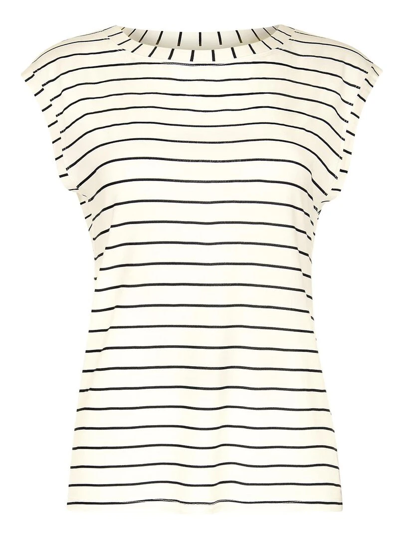 Top sans manches Posh   Ecru