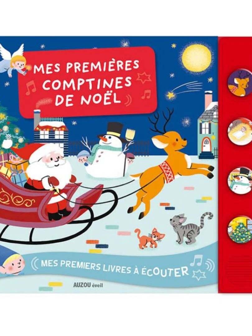Livre sonore Mes premières comptines de Noël Multicolore
