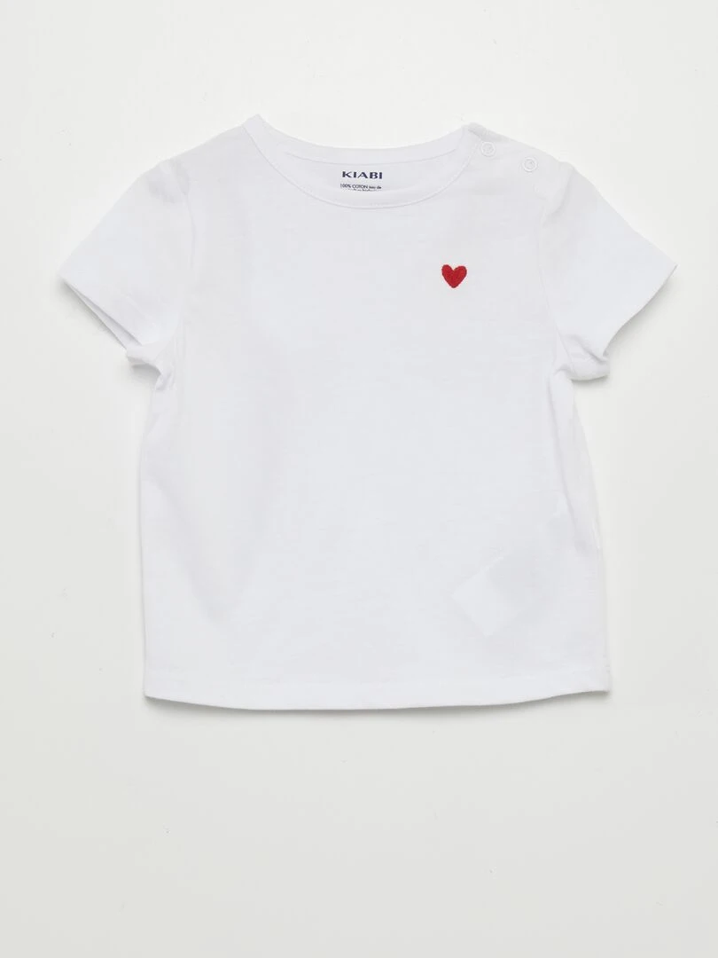 Lot de 2 t shirts simples Rouge
