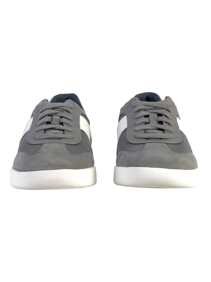 Basket Cuir Geox U Rieti Mesh   Gris