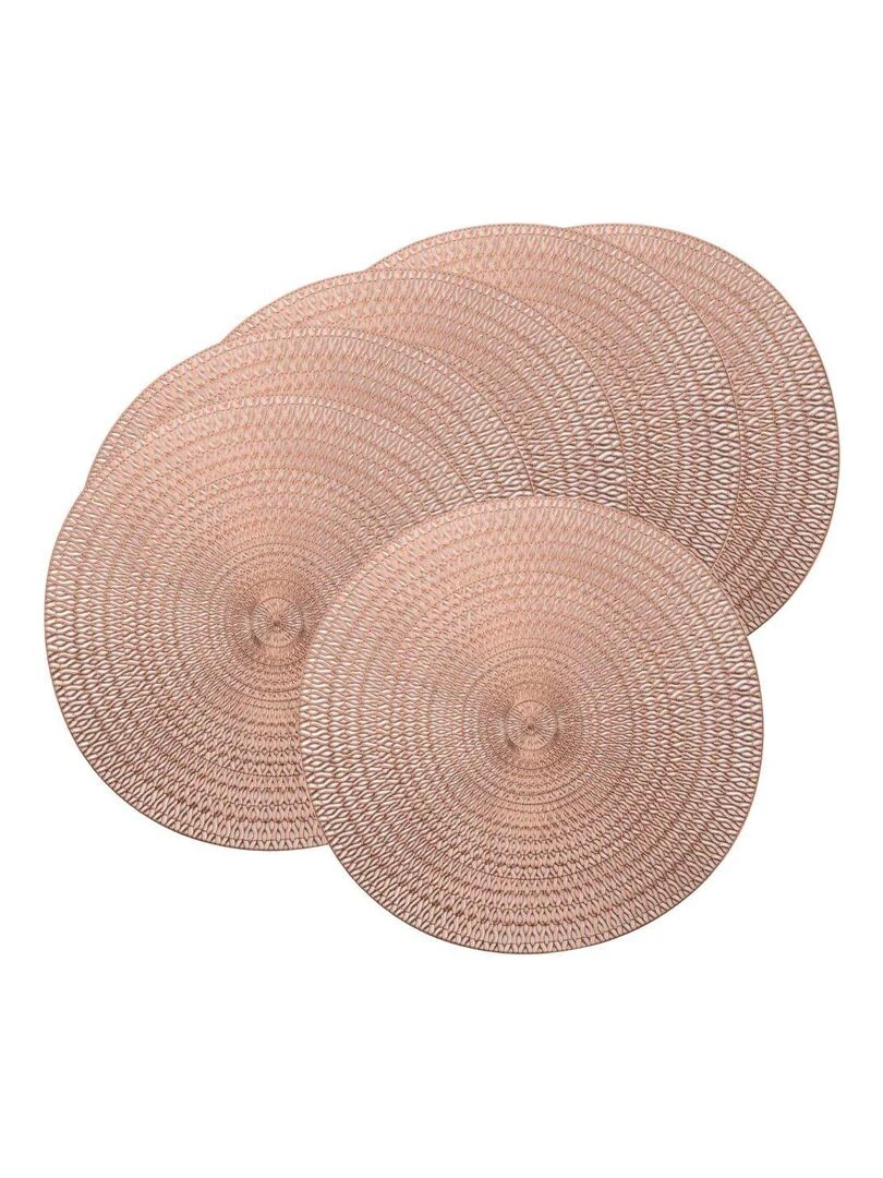 Lot de 6 sets de table Creole   Cuivre