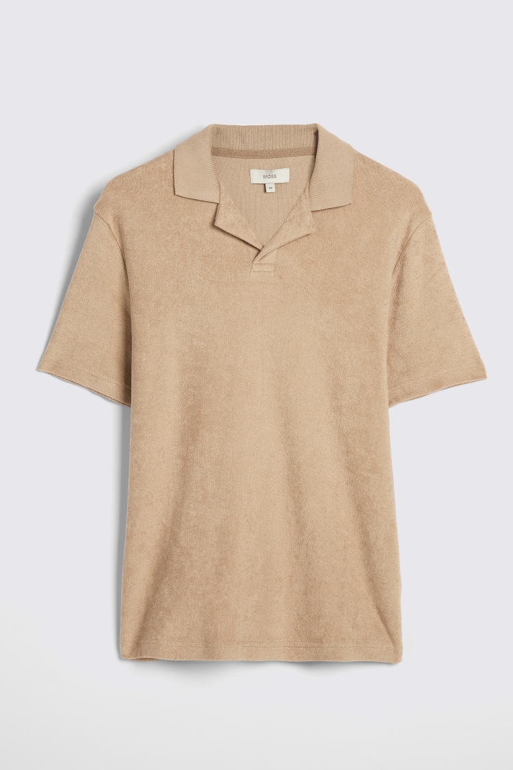 Linen Blend Pink Skipper Polo   Buy Online at Moss