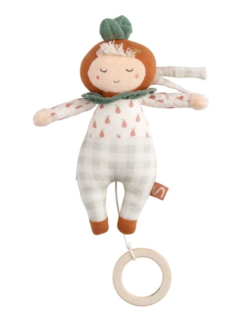 Peluche musicale jardinier en coton Vert SAUTHON Vert