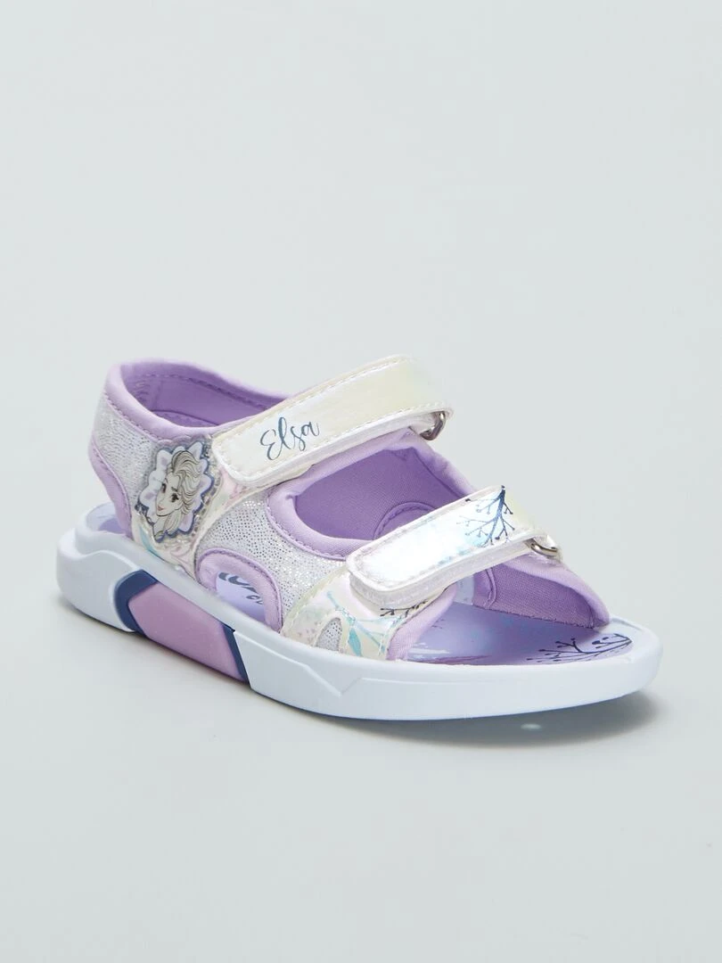 Sandales scratchées 'Reine des Neiges' Violet