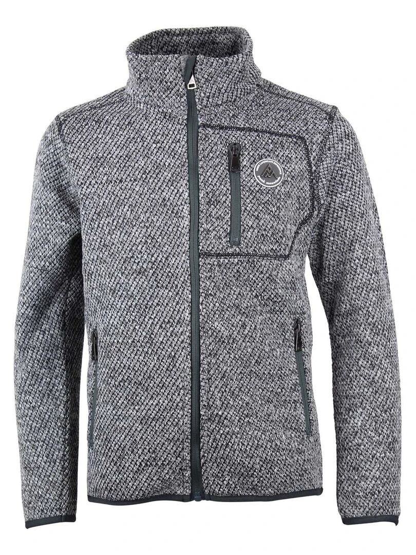 Blouson polaire unisexe ECAPINO PEAK MOUNTAIN Gris