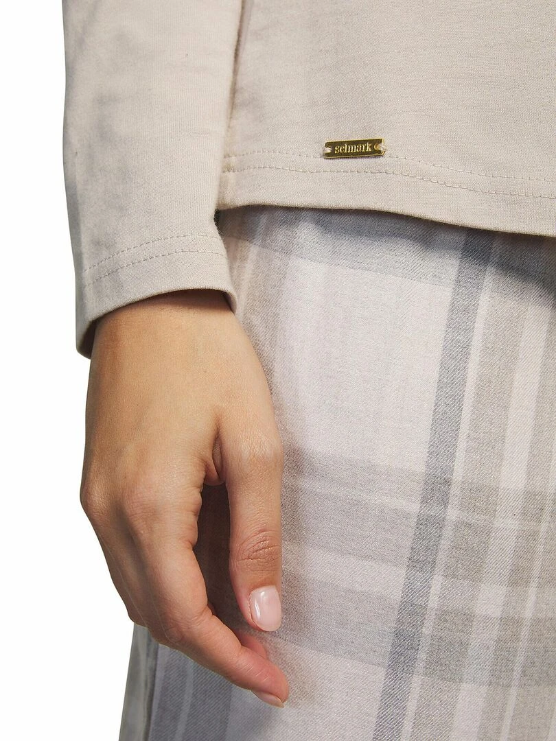 Tenue de détente et intérieur pyjama pantalon haut Nordic   Beige