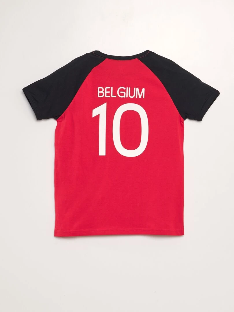 T shirt sport 'Equipe de Belgique' Rouge