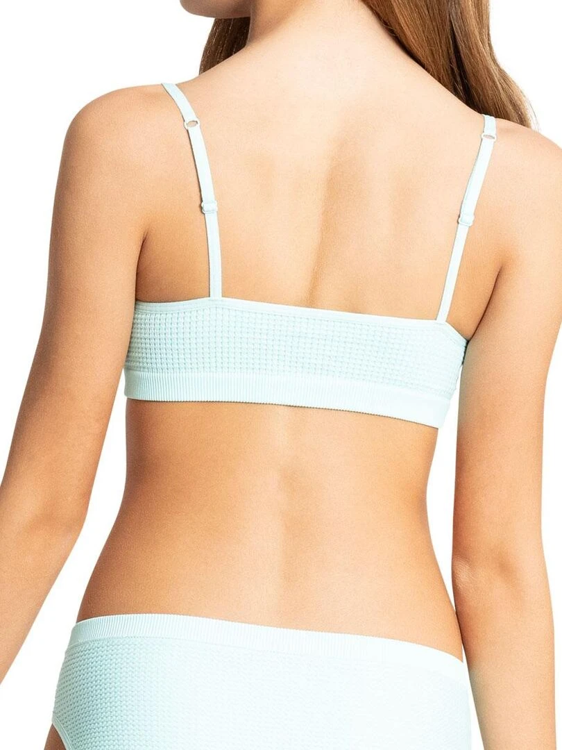 Brassière à coques amovibles fille Sans Couture Fashion   Fille   Bleu turquoise