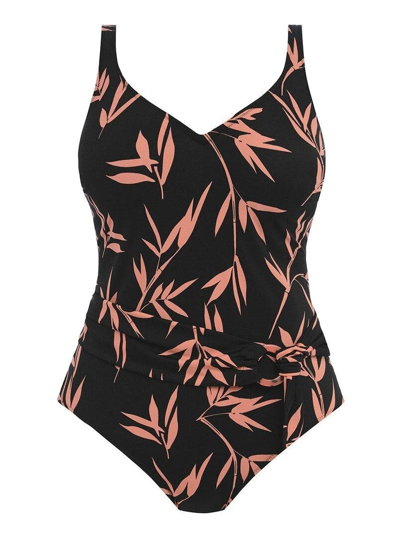 Maillot une pièce plongeant avec armatures Luna bay   Noir