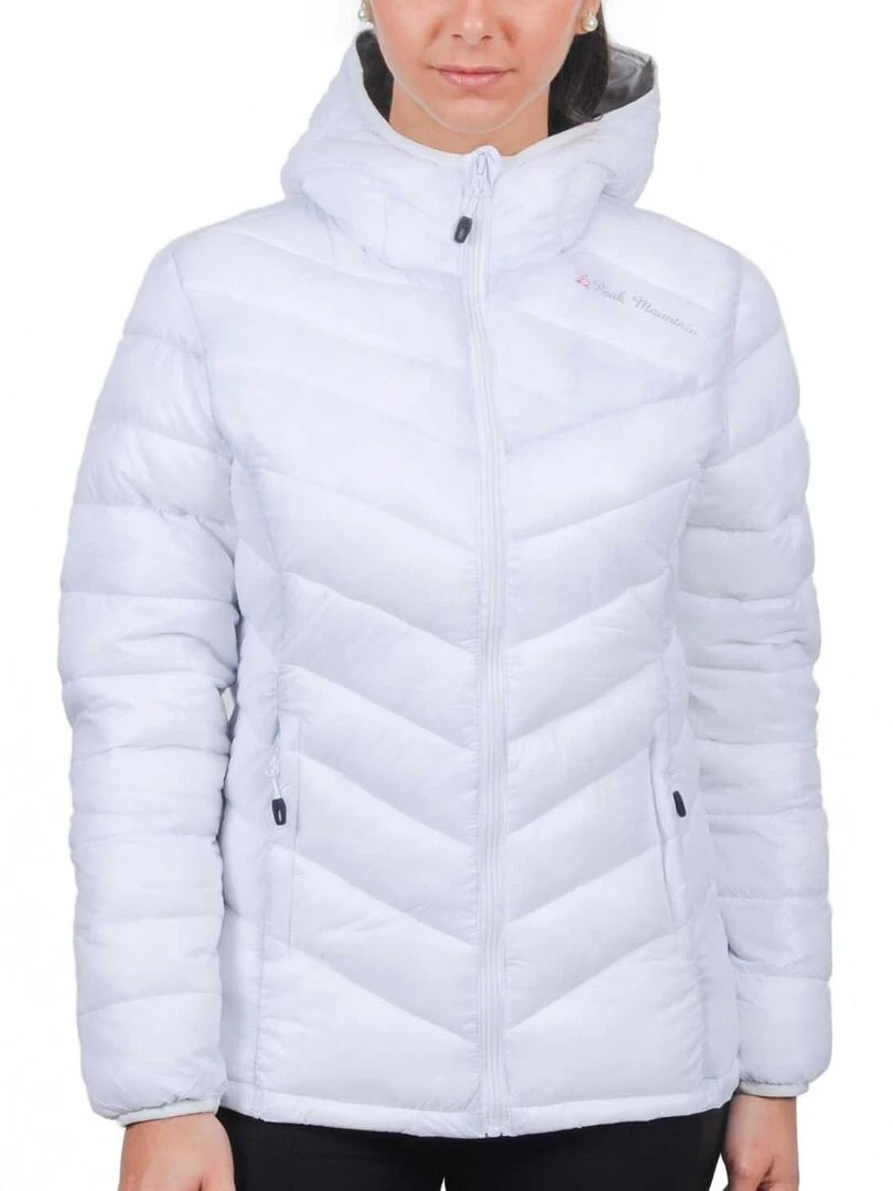 Doudoune fine fille GANSEO PEAK MOUNTAIN Blanc
