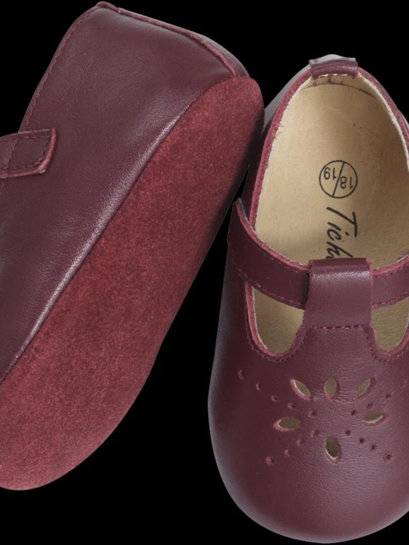 Salomé cuir souple   Bordeaux