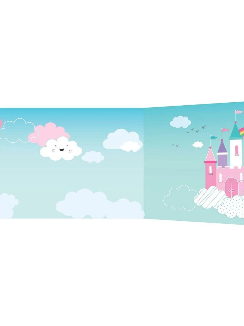 Scène à décorer pour enfants   Licornes   Stickers Puffies   N/A