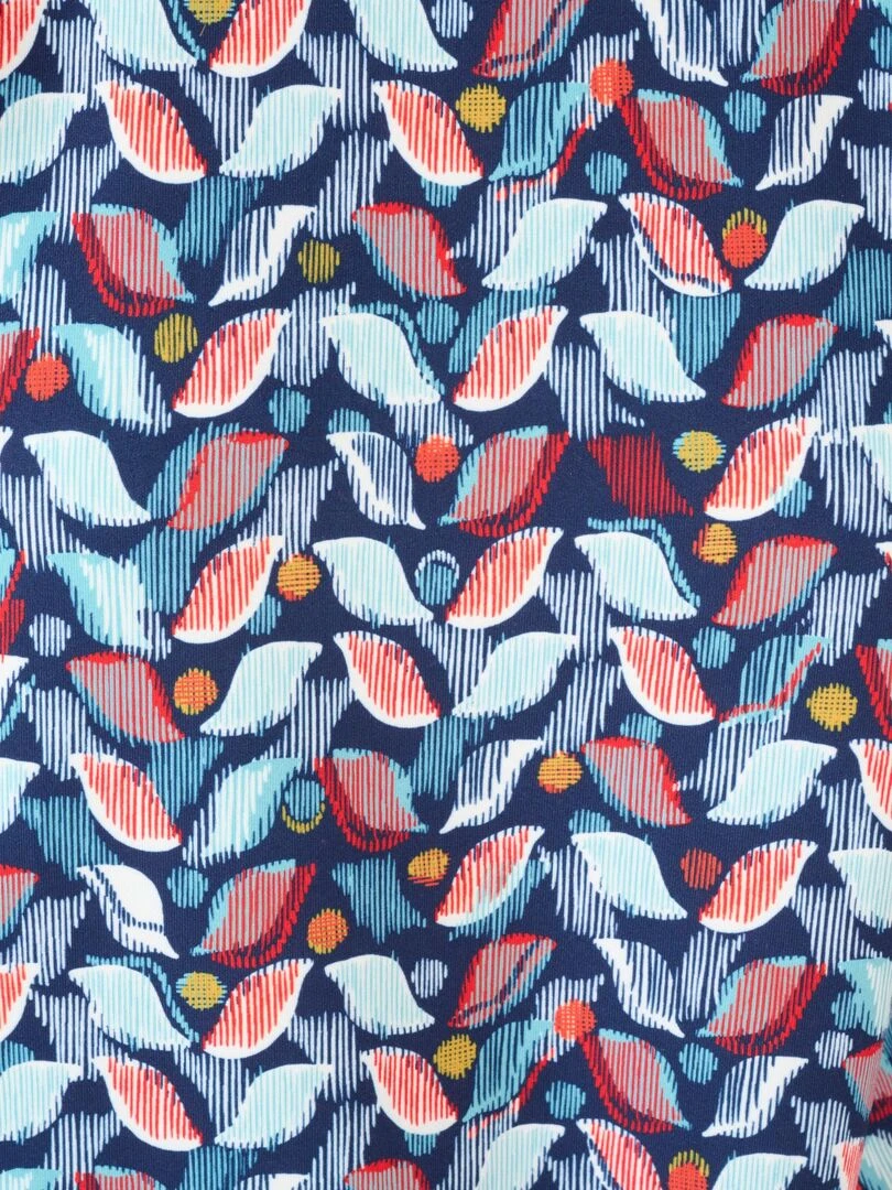 Tee shirt toucher peau de pêche   Damart   Bleu marine