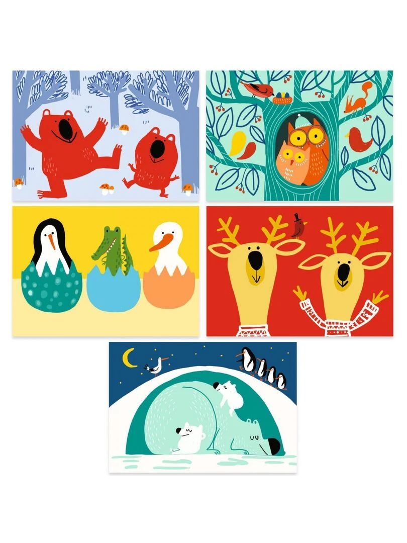 Cartes à gratter pour les petits Animaux à découvrir N/A