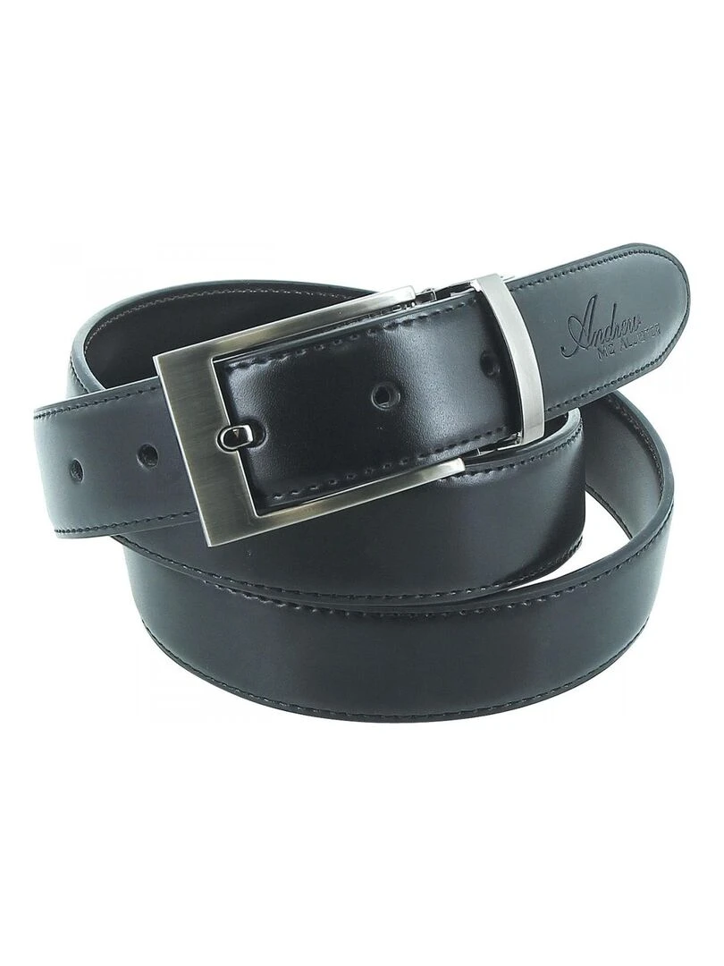 Ceinture cuir JOHN Noir