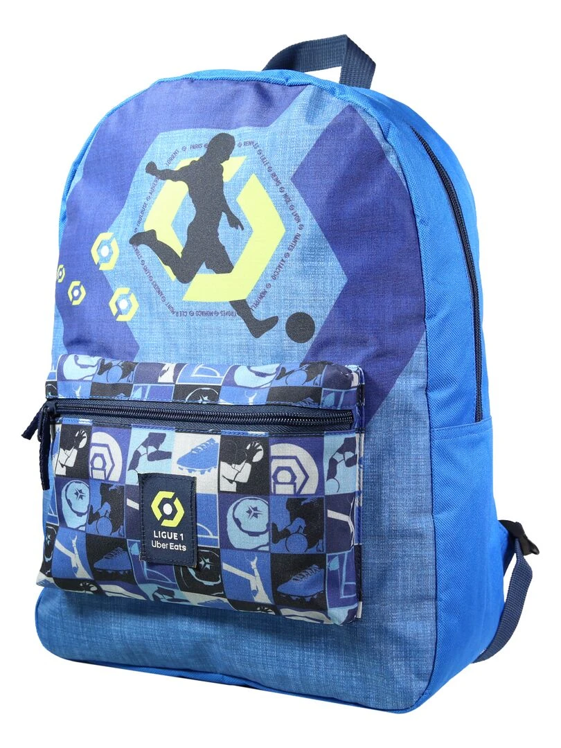 BAGTROTTER Sac à dos 1 compartiment Ligue 1Football Bleu Bleu