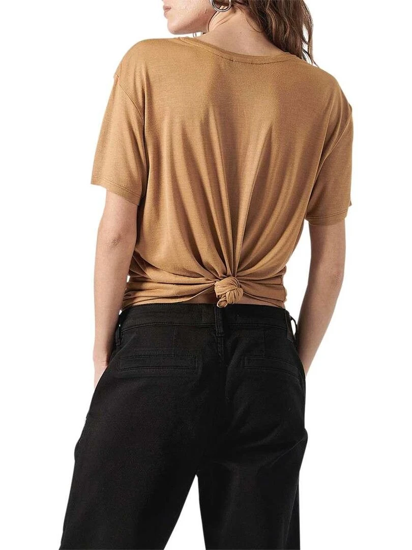 KAPORAL   T shirt col rond   Camel