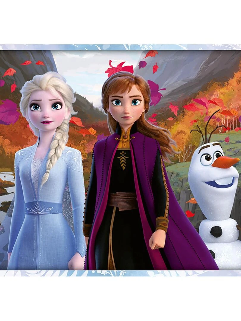 Puzzle 100 pièces : La Reine des Neiges 2 (Frozen 2) : Un monde magique N/A