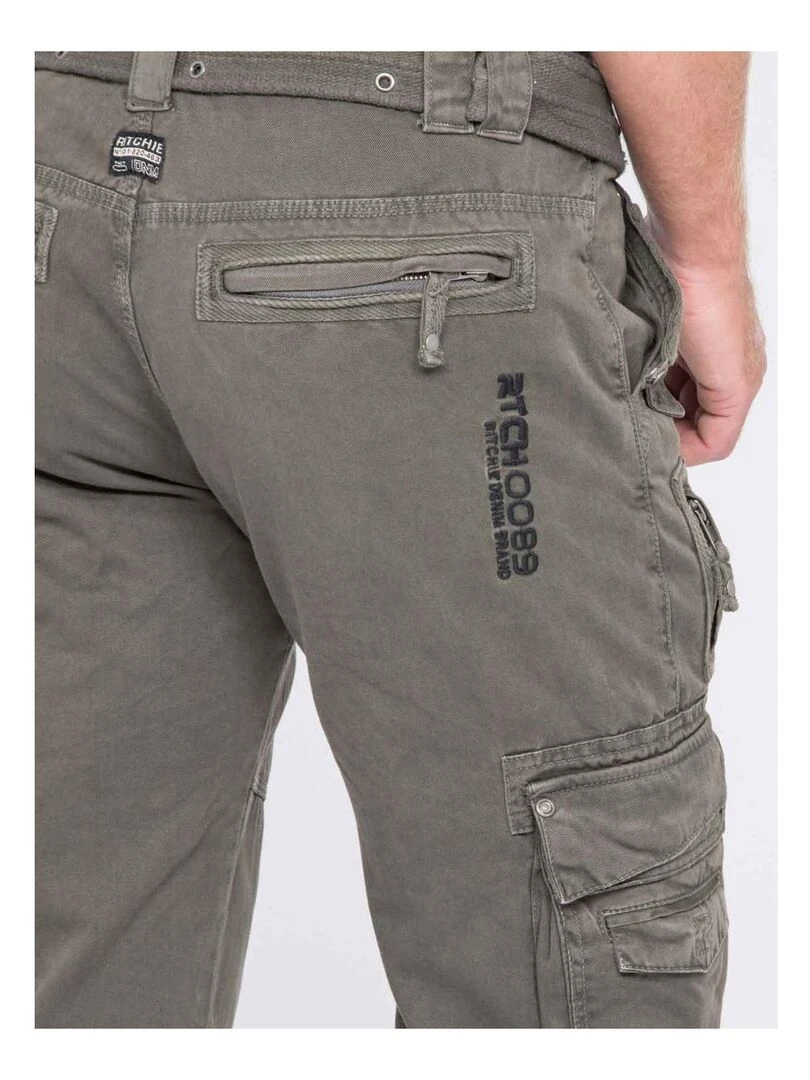 Pantalon battle QUANTO II   Gris foncé