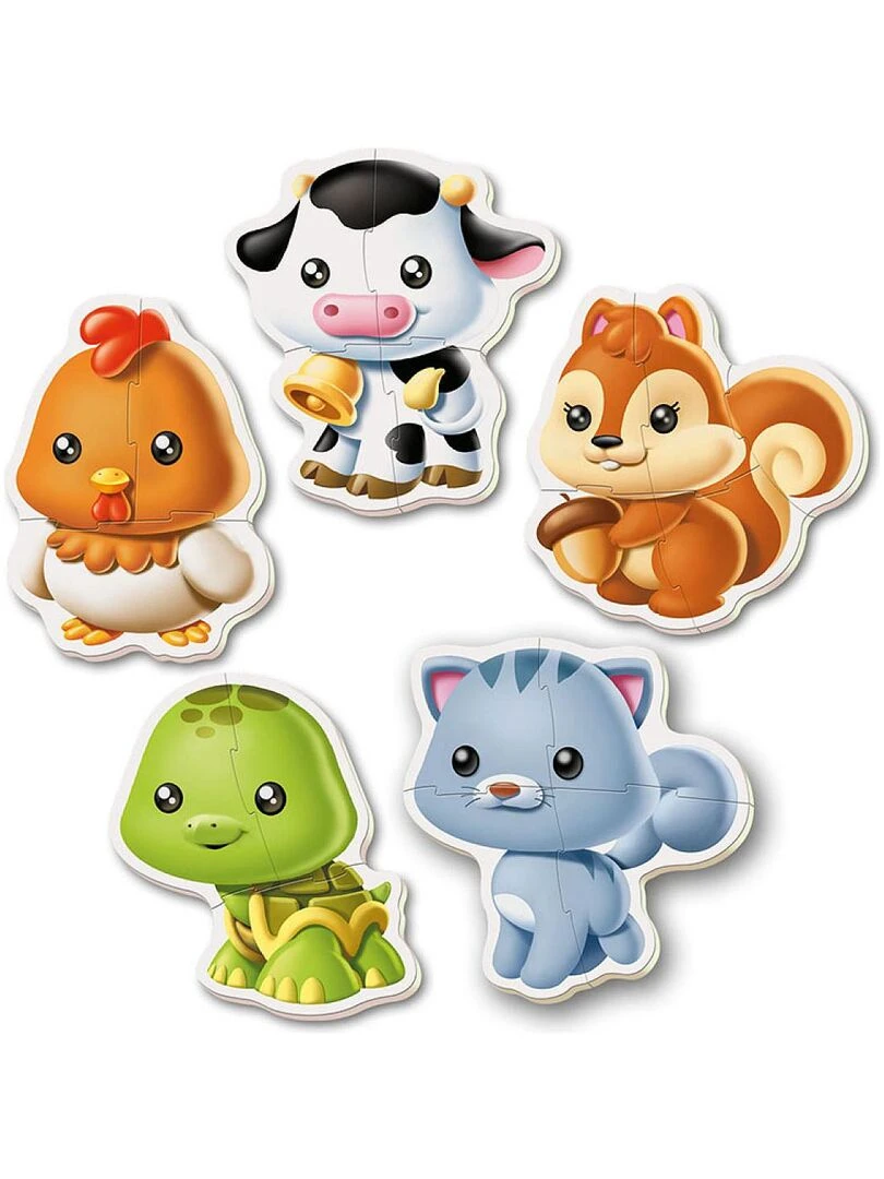 Baby puzzle 5 puzzles : Les animaux N/A