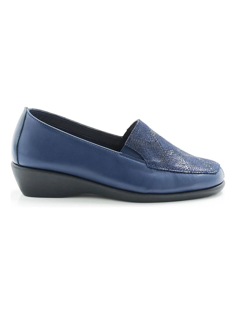 Mocassins souples   Damart   Bleu marine