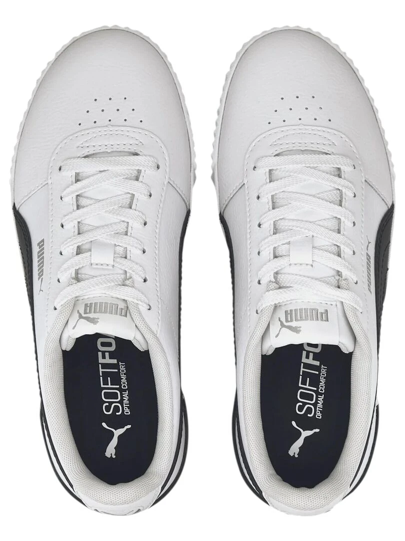 Basket Cuir Puma Carina L   Noir