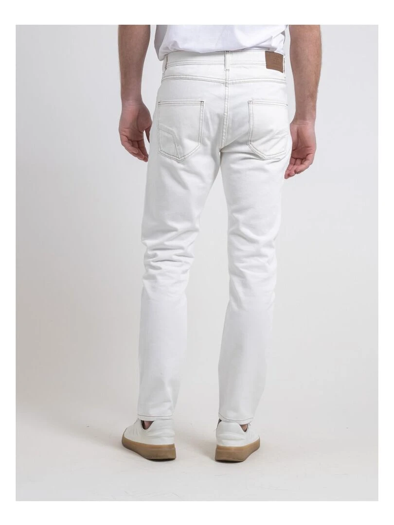 Jean blanc coupe droite SISKA Blanc