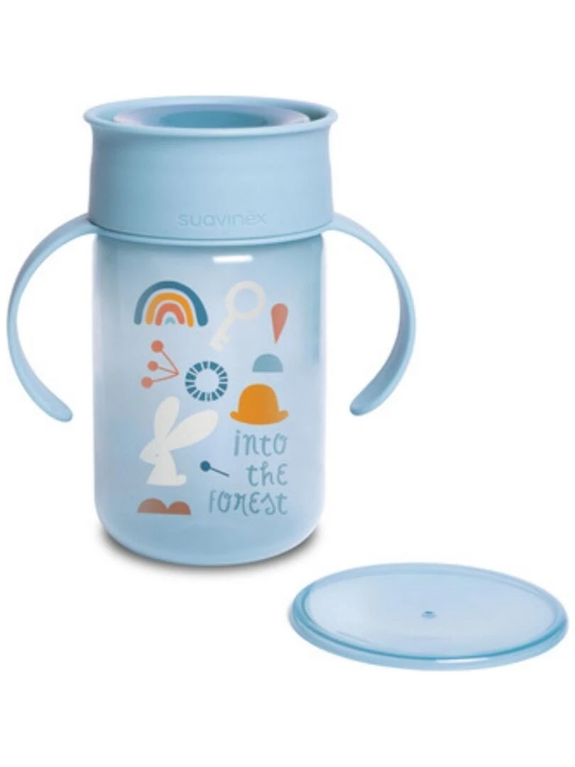 Tasse d'apprentissage 360° Into the forest bleu (340 ml) Bleu