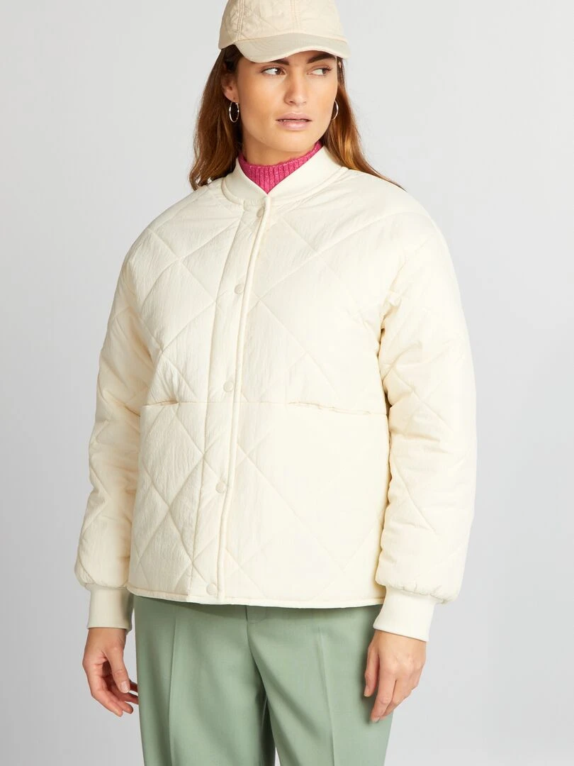 Blouson matelassé   Blanc