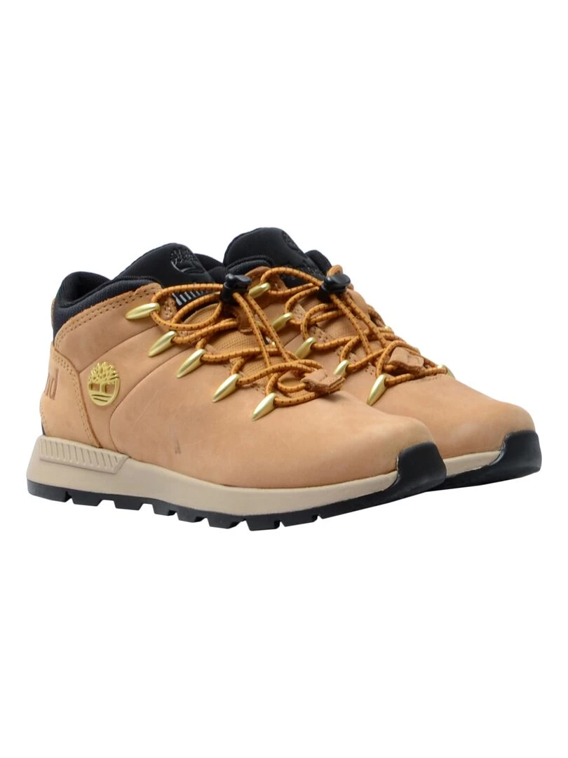 Boot Cuir Enfant Timberland Sprint Trekker   Beige