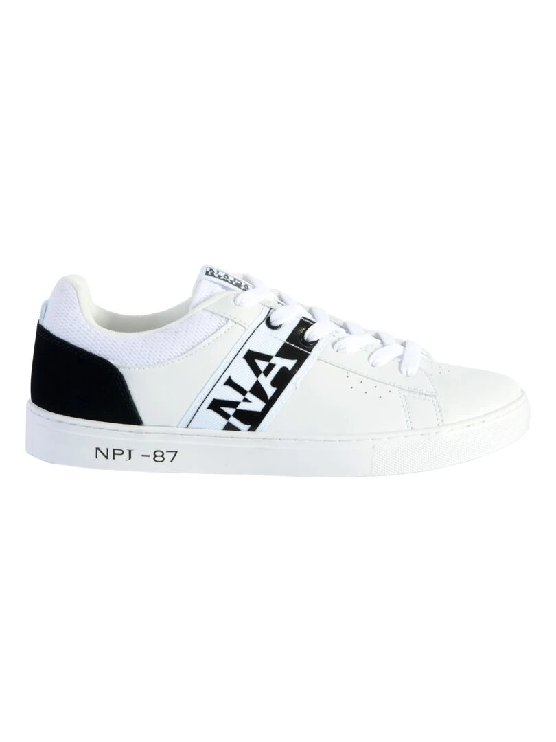 Basket Cuir Najapijri Birch Blanc