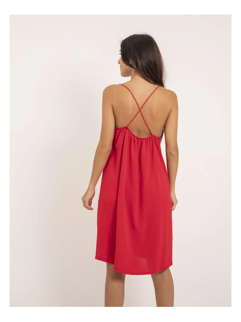 Robe courte IZOLDA Rouge